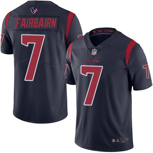 Houston Texans Limited Navy Blue Men Ka imi Fairbairn Jersey NFL Football #7 Rush Vapor Untouchable